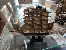 Model Ship The Steamship SS Savanna 1819 Handmade Taiwan Vintage picture