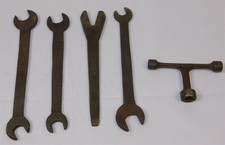 5 Antique CB&Q Railroad Wrenches MultiTools Alligator picture