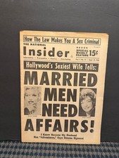 1965 The National Insider Newspaper, Marilyn Monroe, Simone Signoret  (VRN10U) picture
