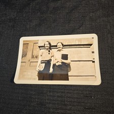 Vintage 1930s 1940s Snapshot Photo Two Women Students Holding Books School 4.5