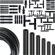 Multipurpose Vacuum Line Kit,6Pcs 5Ft Vacuum Hose Automotive+64Pcs Vacuum Line C picture