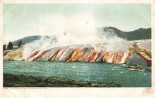 1908 Excelsior Geyser Yellowstone Park Detroit Photographic Postcard picture