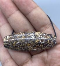Exquisite Prehistoric Fossil Bead: Neolithic Epoch's Majestic Craft (4000-2000Bc picture
