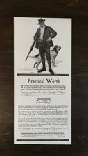 Vintage 1919 Remington UMC Shotgun Print Ad Hunter Dog FX Leyendecker Hunting picture