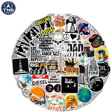 100 Pcs Waterproof Oilfield Stickers - Perfect for Gifts & Personalization picture
