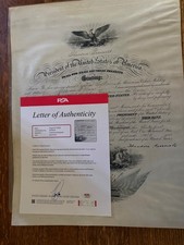 1903 THEODORE ROOSEVELT SIGNED USN CPT COMMISSION MADE ADMIRAL BY SUPREME COURT picture