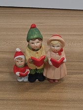 Vintage 1986 Lefton Christmas Colonial Village Carolers Figurine #05828 picture
