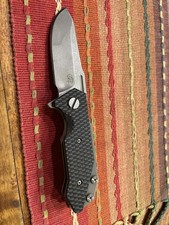 Hinderer Half Track S35VN Working Finish Black G10 Flipper picture