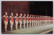 1954 Rockettes Postcard Radio City Music Hall NYC picture