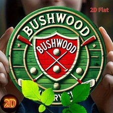 Bushwood Country Club Vintage Reusable Tin Metal Signs Home Décor 8x8  picture