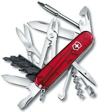 Victorinox - Cybertool 34 Swiss Army Knife (Translucent Red) 1.7725.T picture