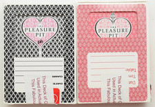 Pleasure Pit Planet Hollywood Set of 2 Used Playing Card Decks picture