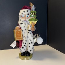 BEAUTIFUL Steinbach 12 days of Christmas PEAR TREE Santa Nutcracker Musical &box picture
