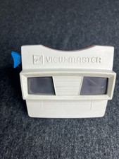 Vintage GAF View-Master Viewer Red & White With Blue Handle picture