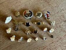 FOE Fraternal Order Eagles Pinback Button Lapel Pin Vintage Junk Drawer Lot 20 picture
