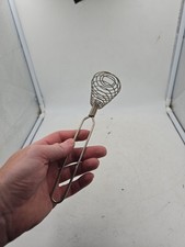 Antique Vintage Wire Wisk Whisk Coil Metal Egg Beater Mixer Kitchen Utensil Tool picture