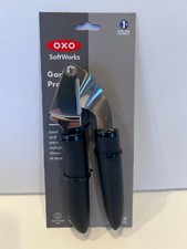 OXO SoftWorks Soft-Handled Garlic Press Stainless Steel New Large Capacity picture