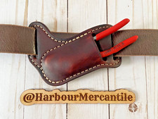 channel lock sheath leather sheath for 5-6” pliers made in USA picture
