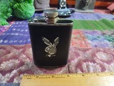 Playboy Bunny BLACK Flask Very Good picture