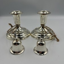 Gorham Newport Silverplate Newport Pair of Candlesticks & Snuffers picture