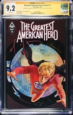 SS CGC GREATEST AMERICAN HERO ASHCAN  1 WILLIAM KATT SIGNED COMICS PRO VARIANT picture