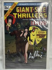 Giant-Size Thrillers Curse Of Elvira Mistress Dark Classic Horror Signed COA picture