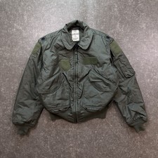 Propper CWU-45/P Cold Weather Flyer's Flight Jacket Large Green Aramid Military picture