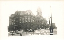 LP07 Columbus Ohio Franklin County Court House   RPPC Postcard picture