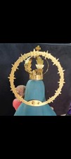 Set Of 2 Pieces Metal Crown 2 cms at base and Metal Halo 8 cms Diameter picture