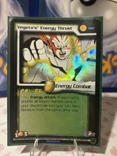 SCORE 2003 Foil Dragon Ball Z DBZ CCG Vegeta's Energy Thrust #TR2 Promo picture