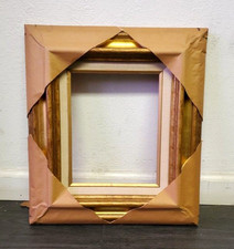 Gold Wood Picture Frame 8x10 Photo 15-1/4 x 17-1/2 Decorative Vintage NOS picture