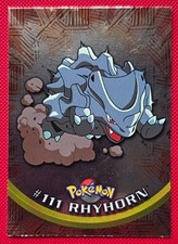 Topps Pokémon TV Animation Edition 1999 Card #111 Rhyhorn Trading Card picture