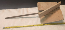 Antique Vintage Dazey ?  Butter Churn Part Wooden Paddle & Steel Rod picture