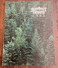 Vintage 1985 Summit Designs Products Catalog 8.5