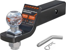 Trailer Hitch Ball Mount for 2 inch Receiver,2 inch Drop Hitch,with 2-Inch Ball, picture