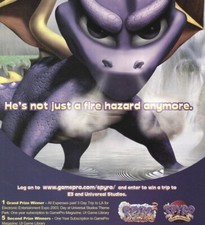 VTG 2003 Spyro 2: Season of Flame Original Print Ad 20x27cm GBA GPM 172 picture