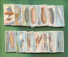 1910 W. D. & H. O. WILLS AVIATION 50 DIFFERENT TOBACCO CARD SET picture