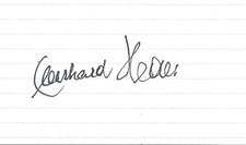 Eberhard Heder signed Waffen-SS Knights Cross WW II VERY RARE COA LOOK picture