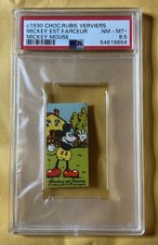 1930 Choc Rubis Verviers - MICKEY MOUSE EST FARCEUR PSA 8.5 VERY LOW POP picture