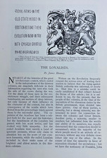 1891 Loyalists in the American Revolution illustrated picture