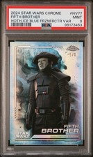 PSA 9 2024 Topps Chrome Star Wars Fifth Brother -5/0 Hoth Frozenfractor Kenobi   picture