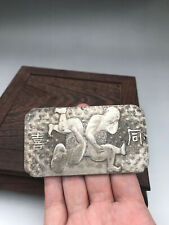 Chinese hand make Tibetan silver baby toy play Paperweight statue picture