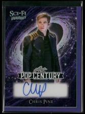 2026 Leaf Pop Century - Sci-Fi Signatures Prismatic Purple Chris Pine 2/4 picture