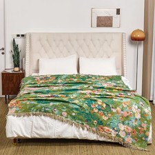 Boho Throw Blanket for Bed 90