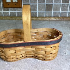Longaberger Basket 2000 Shaker Taker Salt & Pepper- With Protector picture