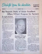 Straight from the Shoulder RNC 1956 Eisenhower Convention Knowland Soil Bank picture