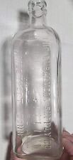 **THE EMBALMERS SUPPLY CO WESTPORT,CONN 100 YR OLD POISON BOTTLE FOR DEAD BODIES picture