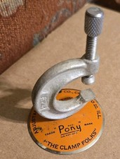 Vtg Jorgensen Pony Clamp Advertising Paperweight 1940s?  picture
