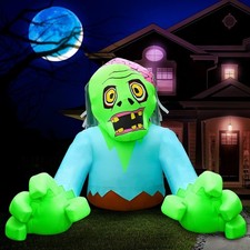 7FT Tall 9FT Wide Halloween Inflatable Zombie Outdoor Decoration picture