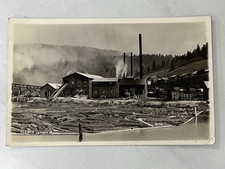 RPPC Algoma Lumber Co Klamath Oregon Antique Photo PNW Logging  1913 Postmark picture